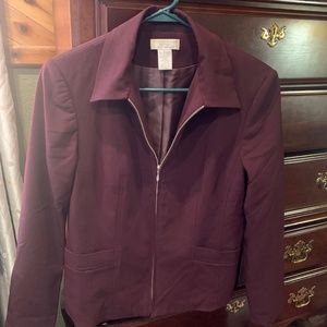 Women’s Blazer, wine colored